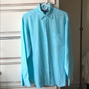 Never-worn Vilebrequin linen button down shirt.